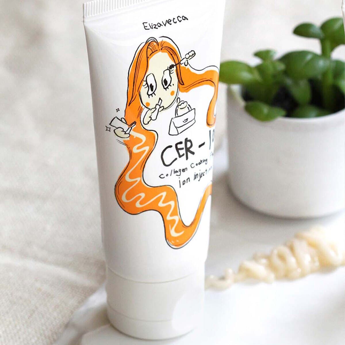 Creme Leave-in Reconstrutor CER-100 Collagen Coating Protein Ion Injection — foto 3