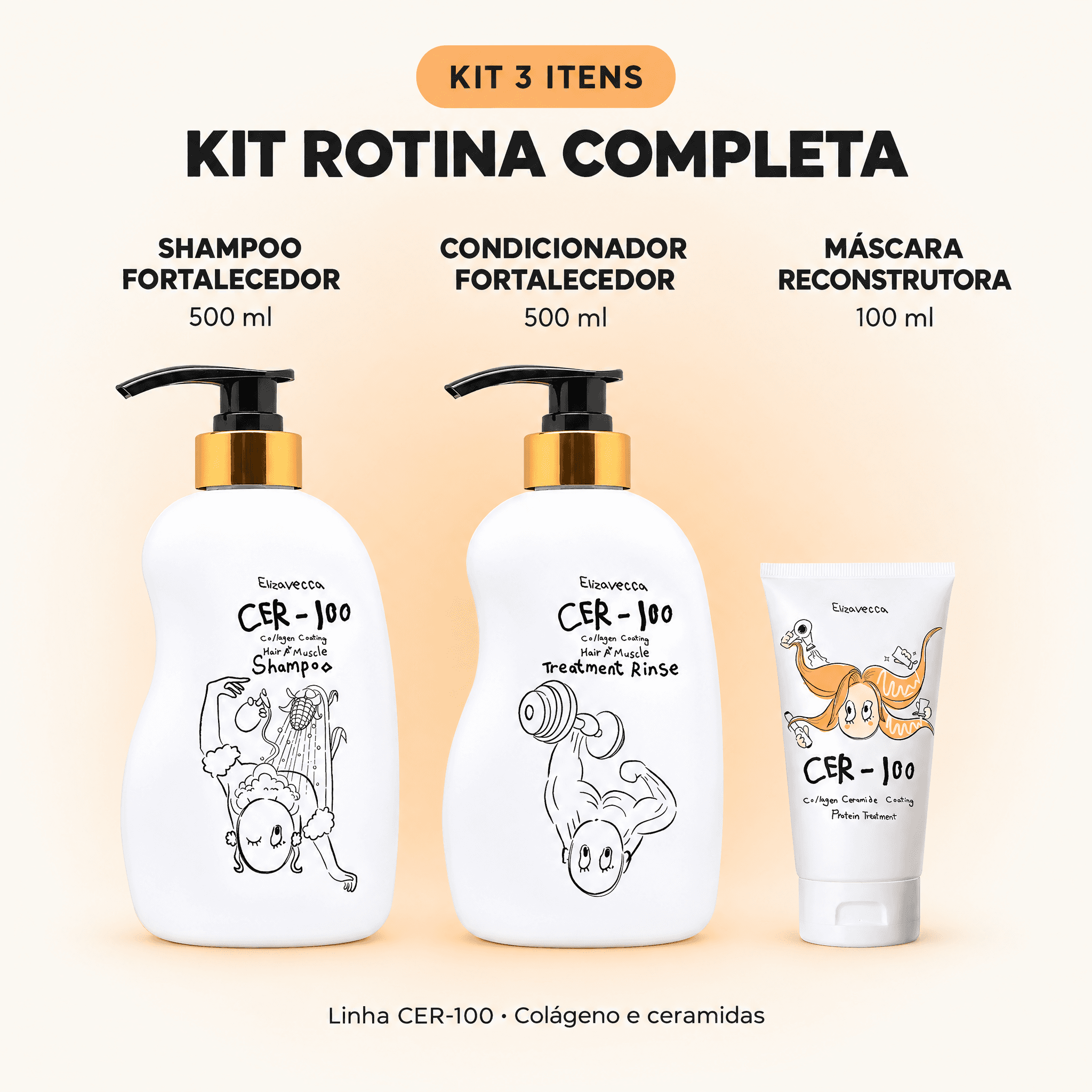 Kit Rotina Completa CER-100 — o que vem no kit